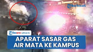 Dugaan Serangan Gas Air Mata Aparat Sasar Kampus Unpas dan Unisba, Mahasiswa Panik Berhamburan