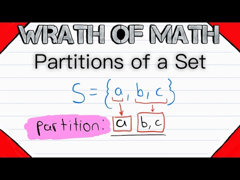 Partitions of a Set | Set Theory