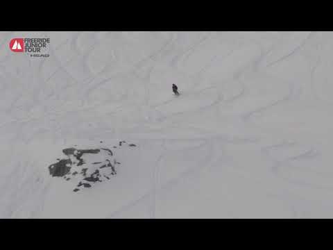 Winning Run Ski Women U14 Mila De Le Rue (FRA)  - Freeride Junior Verbier 3* 2018