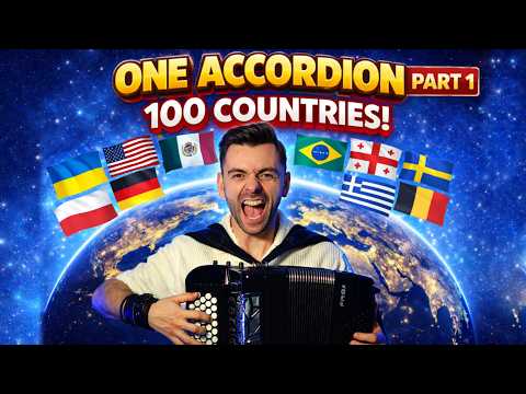 100 Countries on One Accordion 🌍🪗 (Part 1)