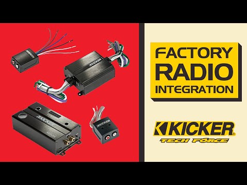 Add an Amplifier To Your Factory Radio - KICKER Integration Components