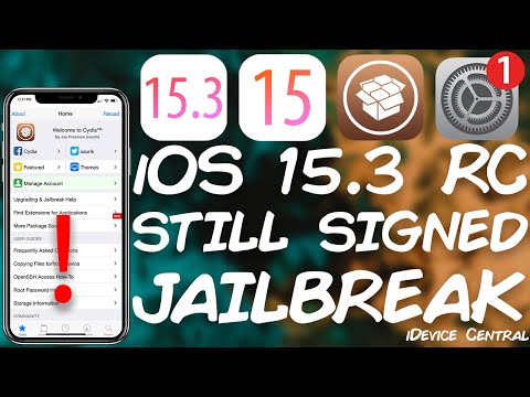 iOS 15 - 15.3.1 JAILBREAK Update: iOS 15.3 RC STILL SIGNED! Downgrade While You Can (Good For JB!)