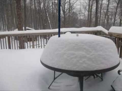 17 Hours of snowfall in 45 seconds