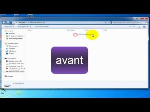 comment localiser un fichier caché