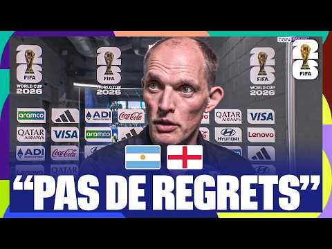 "PAS DE REGRETS" pour TUCHEL après l'élimination de l'Angleterre contre l'Argentine