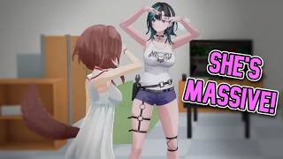 When the Girls Realize How Massive Chihaya is [Hololive]