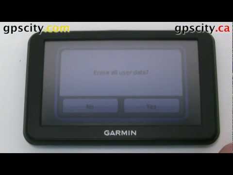 How to Reset the Garmin nuvi 30, 40 and 50 with GPS...
