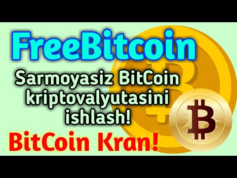 FreeBitcoin / SARMOYASIZ BITCOIN KRIPTOVALYUTASINI ISHLASH ๐ฐ BITCOIN KRAN!