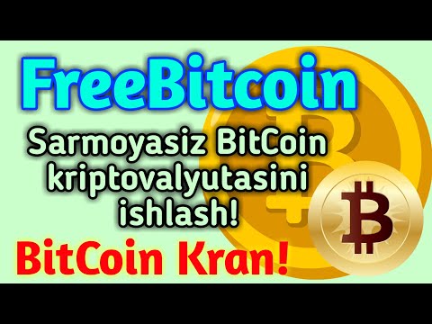 FreeBitcoin / SARMOYASIZ BITCOIN KRIPTOVALYUTASINI ISHLASH 💰 BITCOIN KRAN!