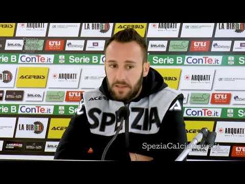 Spezia calcio, Claudio Terzi dopo la vittoria a Vercelli 18-12-2017