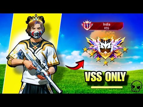 VSS Only challenge 💪 24 kills + Booyah | Solo vs Squad |