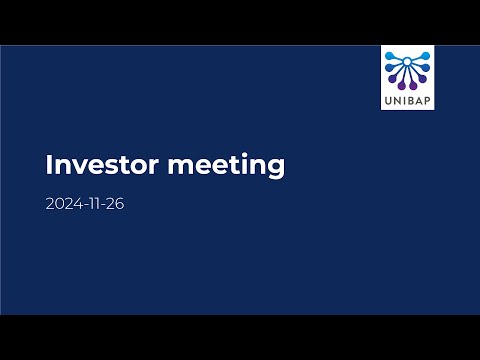 Investor Meeting November 2024