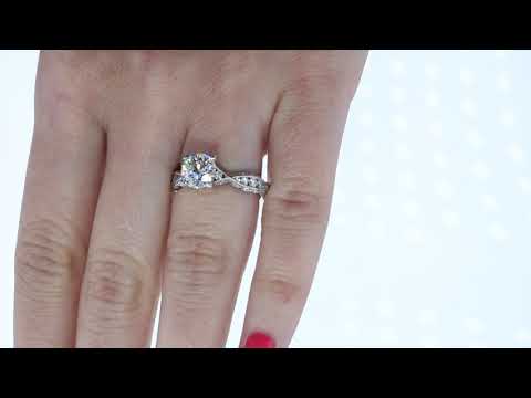 1.92CT Round Brilliant Diamond Tacori Engagement Ring AGS Cert/Appr $24K  $9995