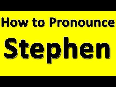 How to Pronounce Stephen