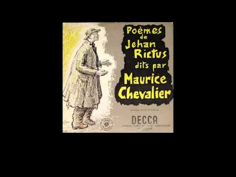 Maurice Chevalier - Idylle (poème de Jehan Rictus) (STF)