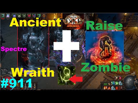 [Path of Exile 3.16] Ancient Wraith + Raise Zombie = FREE ENFEEBLE? in 3.16 Scourge League - 911