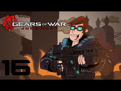 Gears of War Judgment Campaign Gameplay / Walkthrough w/ SSoHPKC Part 16 - Fighting In the Dark