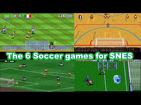 The 6 Soccer games for SNES