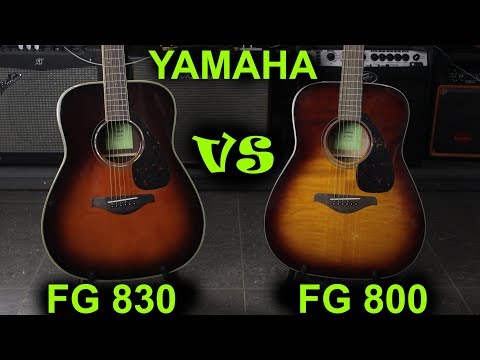 Yamaha FG800 VS Yamaha FG830  - Guitar Battle #18