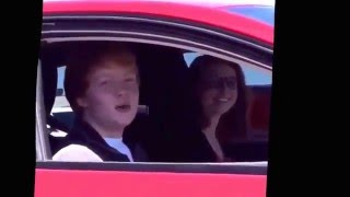 Ginger Kid Sings Unwritten In Car