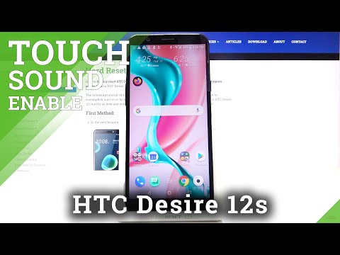 How to Activate Touch Sounds – Sound Settings in HTC Desire 12s