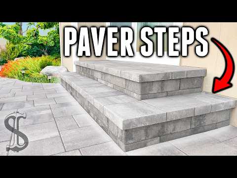 How to build paver steps in ONE weekend (and save $4K!)