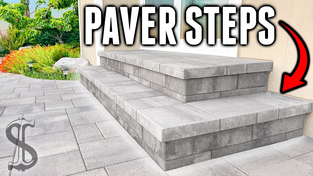 How to build paver steps in ONE weekend (and save $4K!)