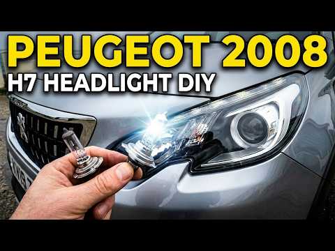 Peugeot 2008 Headlight Bulb Replacement | H7 DIY Tutorial