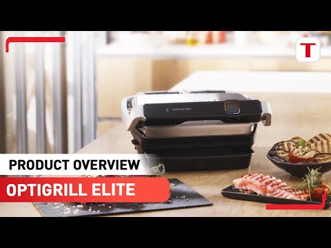 Tefal OptiGrill Elite GC750D kontaktinis grilis video