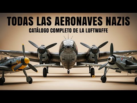 Todos los aviones alemanes usados en la Segunda Guerra Mundial – Catálogo completo de la Luftwaffe