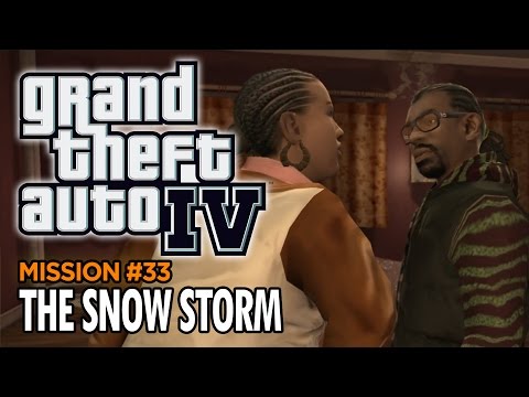 GTA 4 - Mission #33 - The Snow Storm (1080p, 60 FPS)