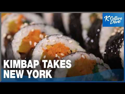 a roll of K-food making waves in New York