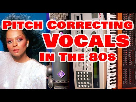 Vocal pitch correction in the 80s | Done manually with samplers