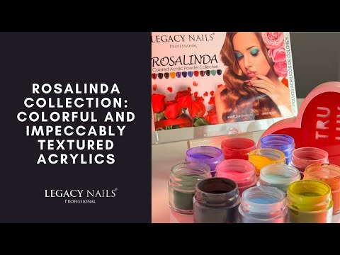 Let yourself fall in love with the vibrant beauty of Rosa by Legacy Nails!  │ LEGACY NAILS