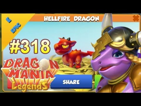🔥 Hellfire Dragon Hatching 🔥 + BRUNHILDA Bundle! - Dragon Mania Legends #318