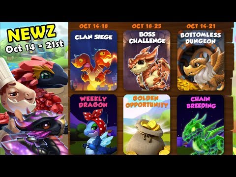 CRAGGY DRAGON Boss Challenge + LASER Chain Breeding Events! - DML NEWZ