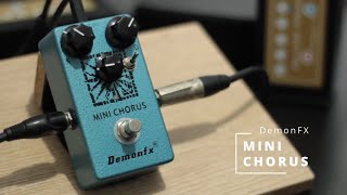 Video thumbnail for Demon FX Mini Chorus Pedal Review (Pure Sound) by Drey Henrique