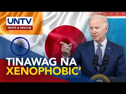 Kaalyadong Japan at India, tinawag na ‘xenophobic’ ni US Pres. Biden