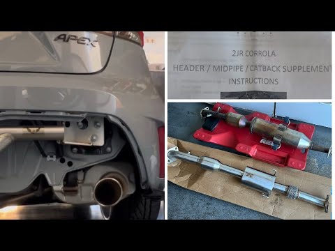 2J Racing Midpipe E210 Corolla In-Depth Install Guide