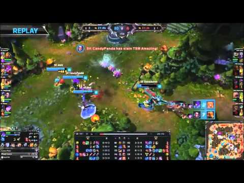 Svenskeren double kill and replay fail (SK vs TSM)