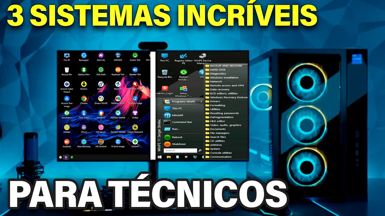 Os 3 melhores Sistemas Para Técnicos Iguais ao Windows e sem TPM 2.0!