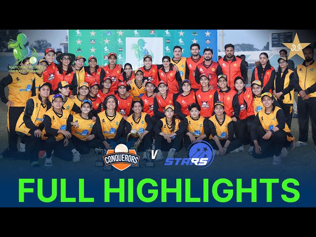 Full Highlights | Conquerors vs Stars | Final | National Women’s One-Day Tournament | M2U1K