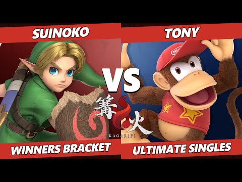 Kagaribi 5 - Suinoko (Young Link) Vs. Tony (Diddy Kong, Link) SSBU Smash Ultimate