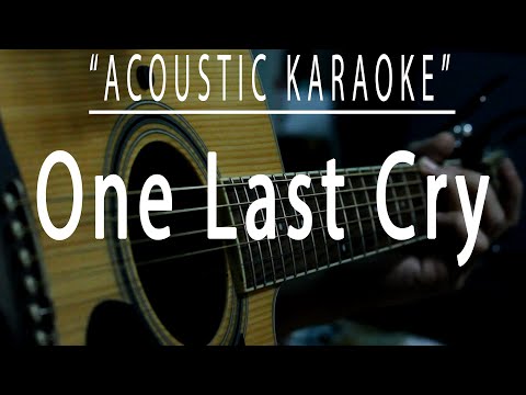 One last cry - Brian McKnight (Acoustic karaoke)