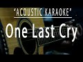 One Last Cry Brian McKnight Acoustic Karaoke