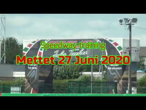 Speedway Mettet    Belgie   27 Juni 2020 Impressie  training