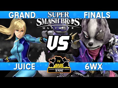 Smash Ultimate Tournament Grand Finals - Juice (ZSS) vs 6WX (Wolf) - CNB 179