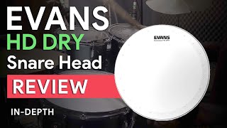 Video thumbnail for You NEED THIS!!!! EVANS HD DRY Snare Drum Head IN-DEPTH Review  | Jaystiqs by Jaystiqs