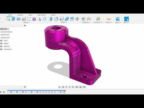 Fusion 360 Practice Exercise #34 | fusion 360 Tutorial
