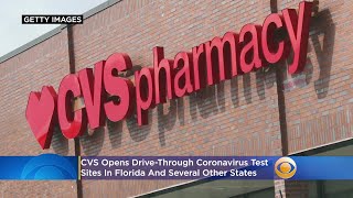 CVS Opens Drive-Through Coronavirus Test Sites In Florida, Other States